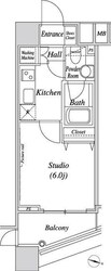 ファーストリアルタワー新宿の物件間取画像